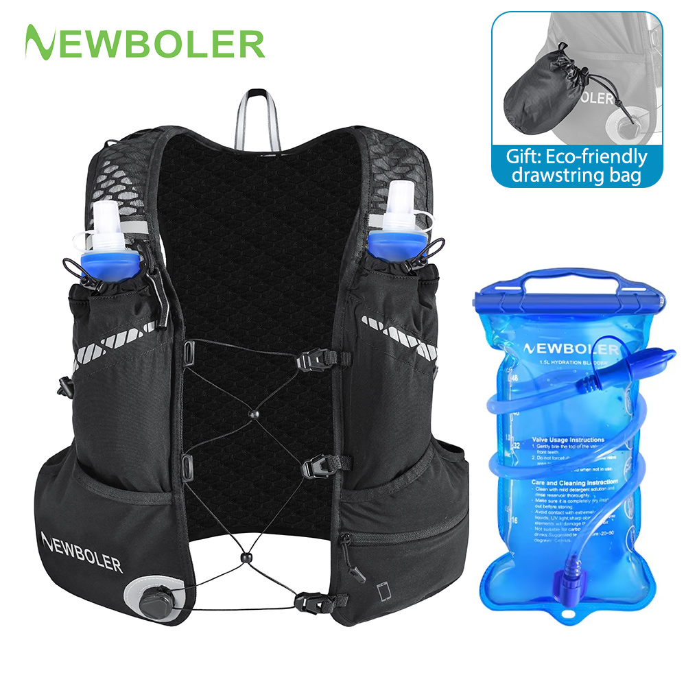 Running Gear Vest - 8L Breathable Hydration Vest Pack For