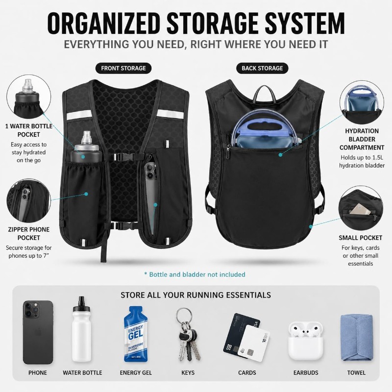 Running & Biking Sports Reflec - đánh giá và giá Running Gear Storage
