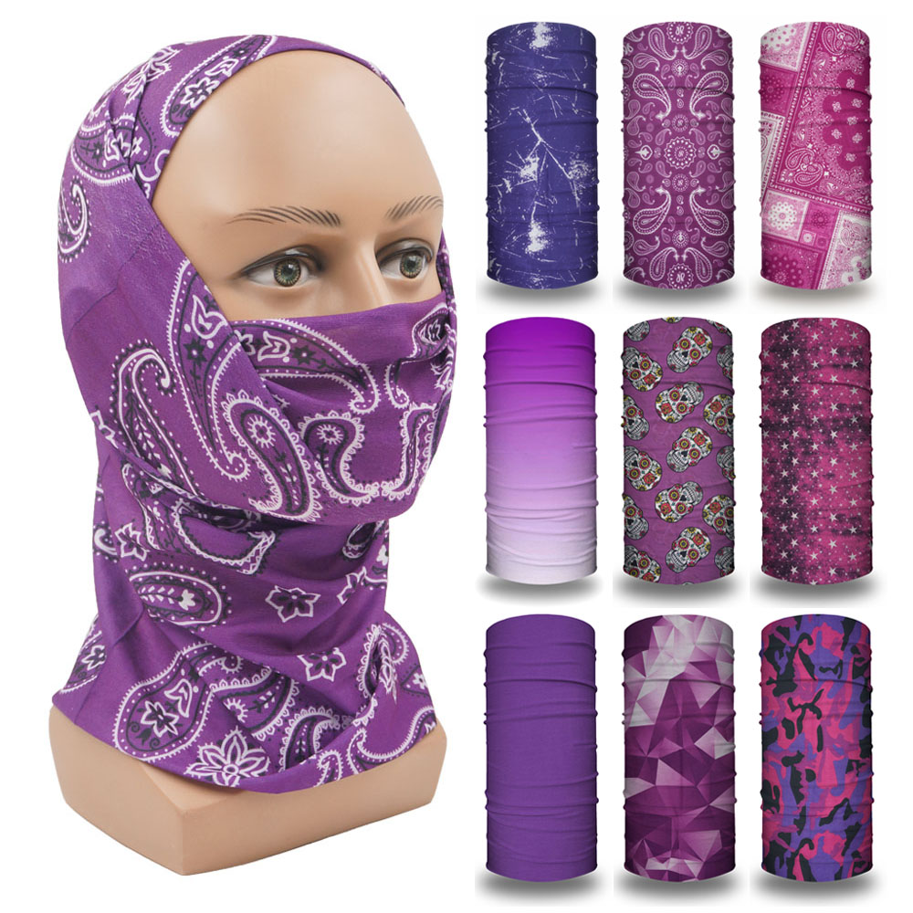 Purple Balaclava Women Running - đánh giá và giá Running Gear Headband