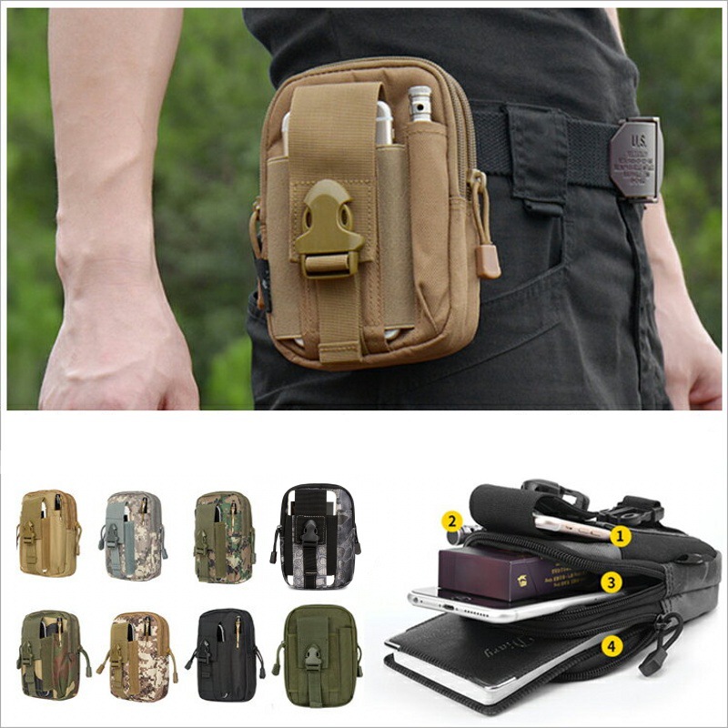 Small Molle Pouch Waist Pack B - đánh giá và giá Running Gear Organizer