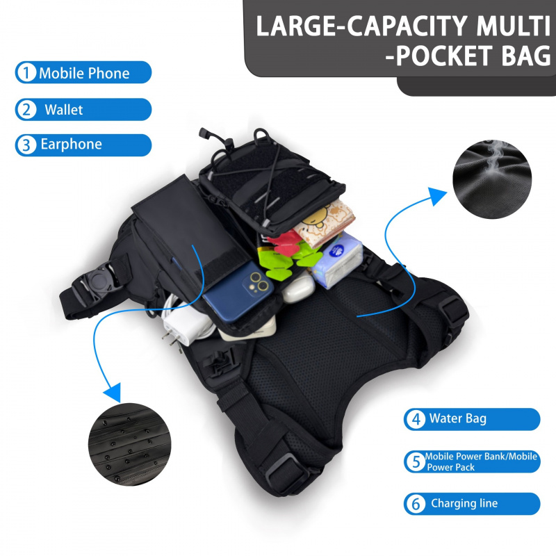 2026 New Tactical Vest Chest B - đánh giá và giá Running Gear Storage