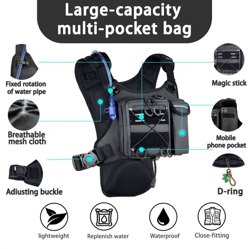 2026 New Tactical Vest Chest B - đánh giá và giá Running Gear Storage