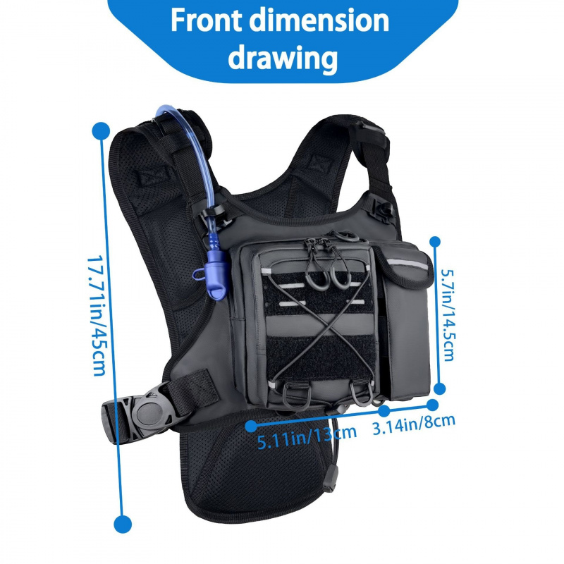 2026 New Tactical Vest Chest B - đánh giá và giá Running Gear Storage