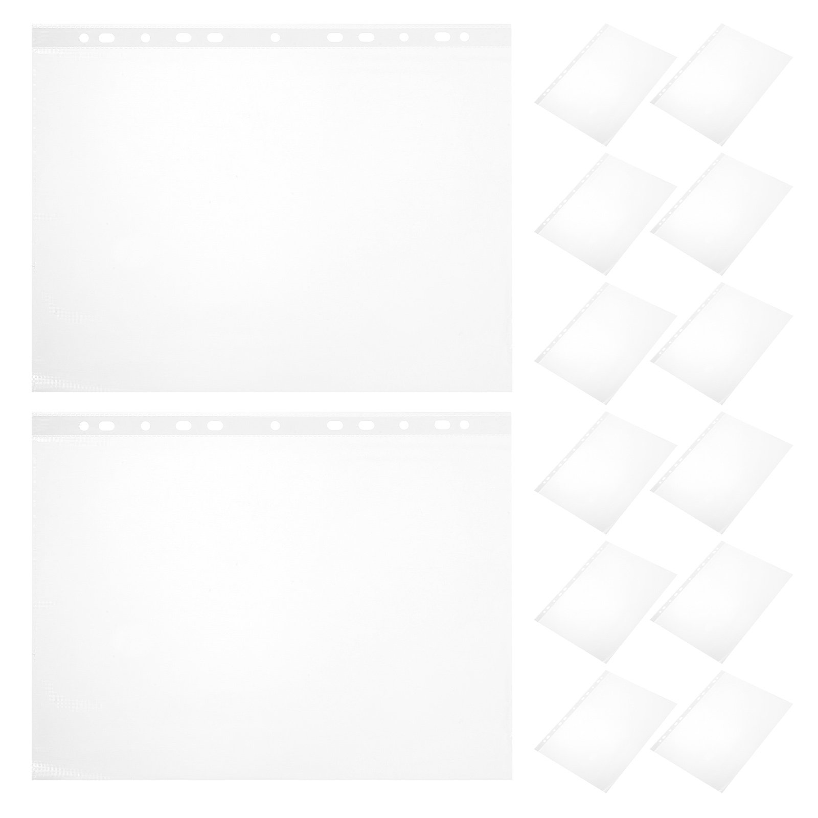 100Pcs Clear Binder Sleeves Ra - đánh giá và giá Running Gear Storage