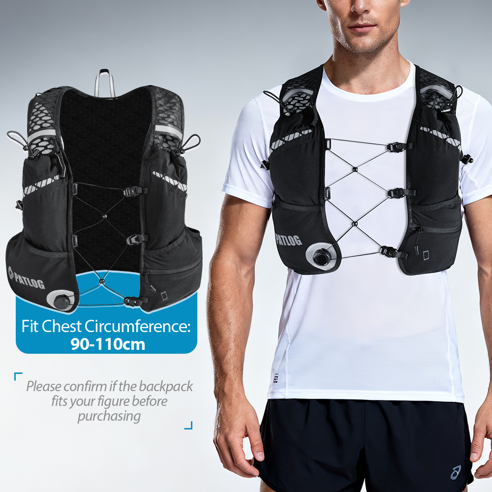 8L Breathable Hydration Vest P - đánh giá và giá Running Gear Vest