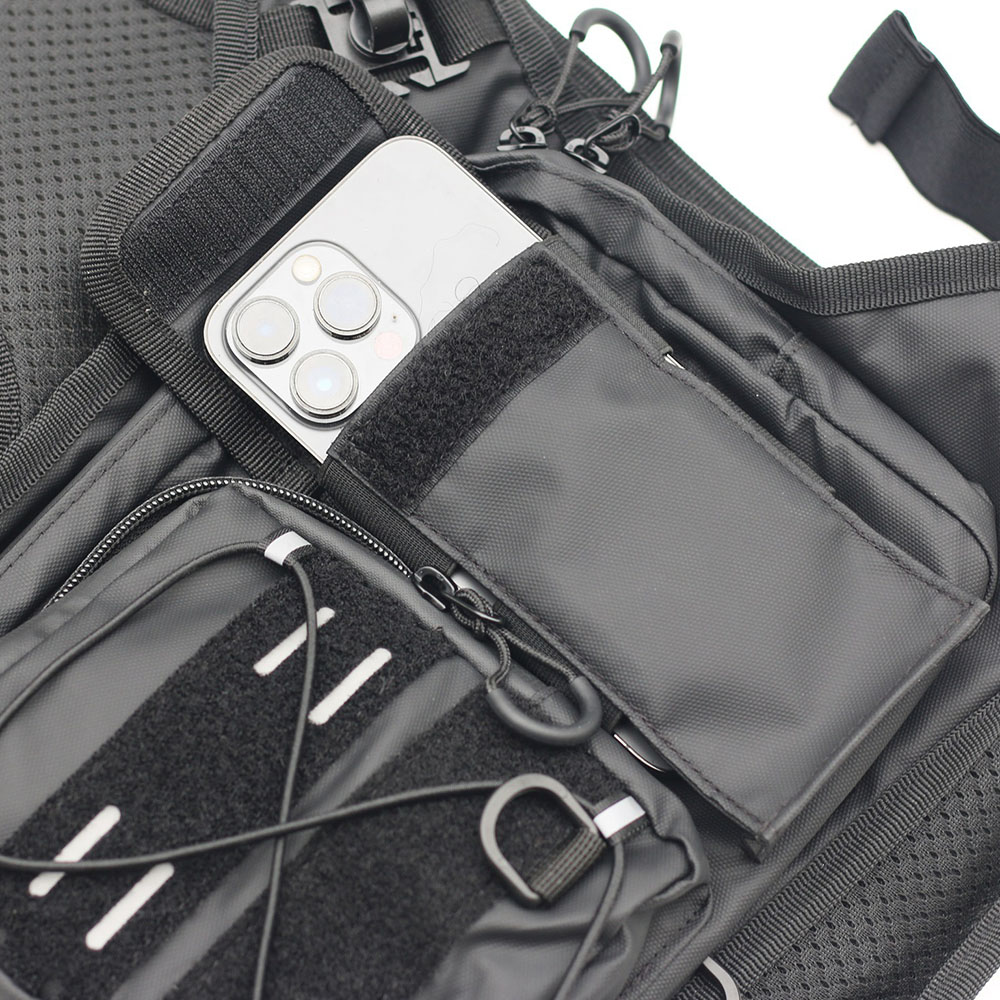 Tactical Vest Chest Bag with 2 - đánh giá và giá Reflective Running Gear Vest